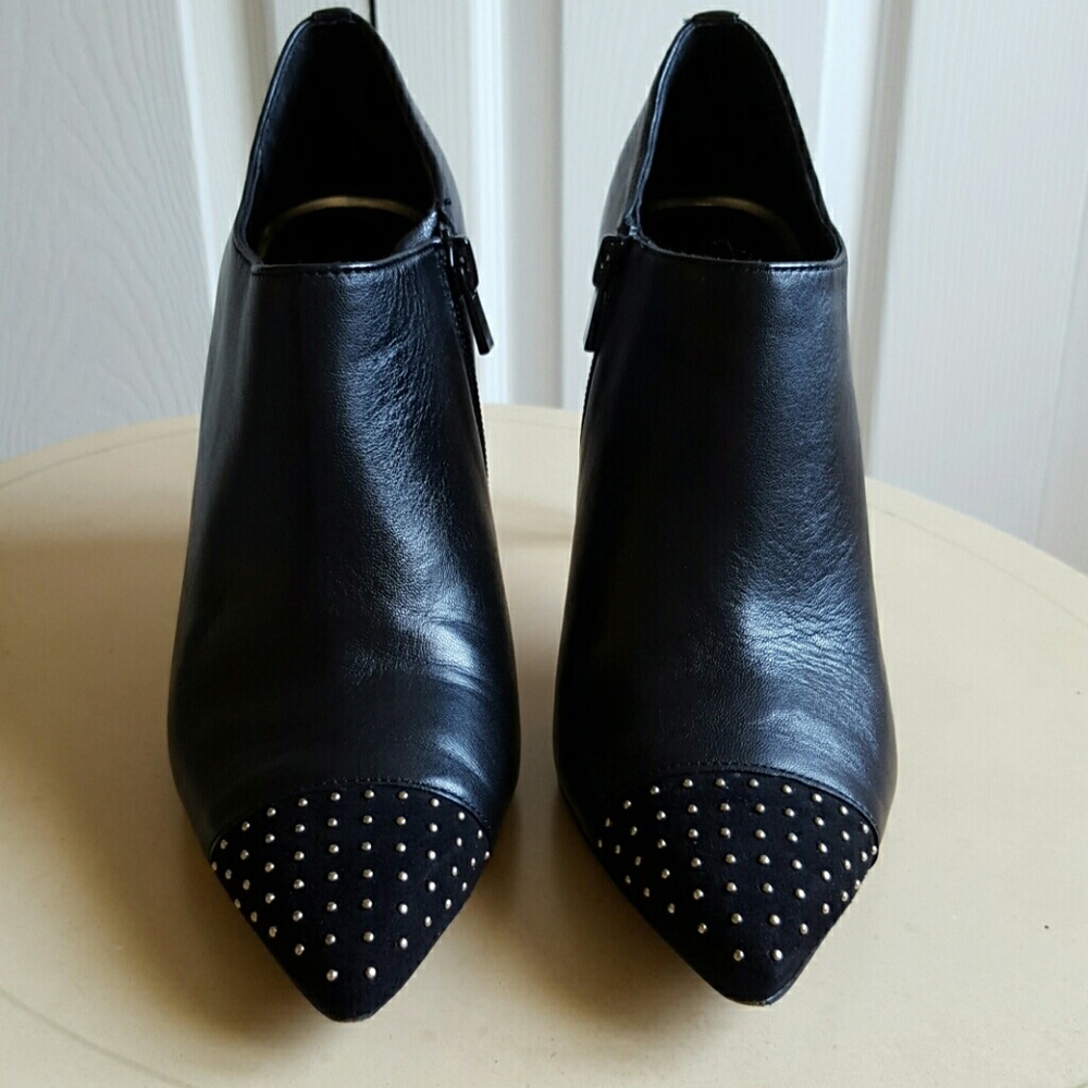 WHBM "Klaudia" black studded bootie